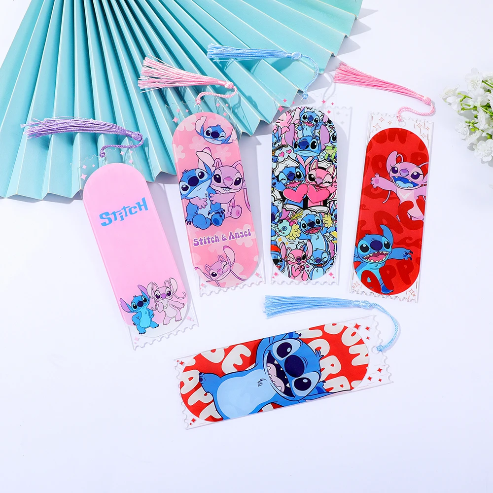 

Cute Stitch Acrylic Anime Bookmark - For Anime Lovers Party Decoration Party Gift Everyday Gift for Girlfriend Christmas Gift