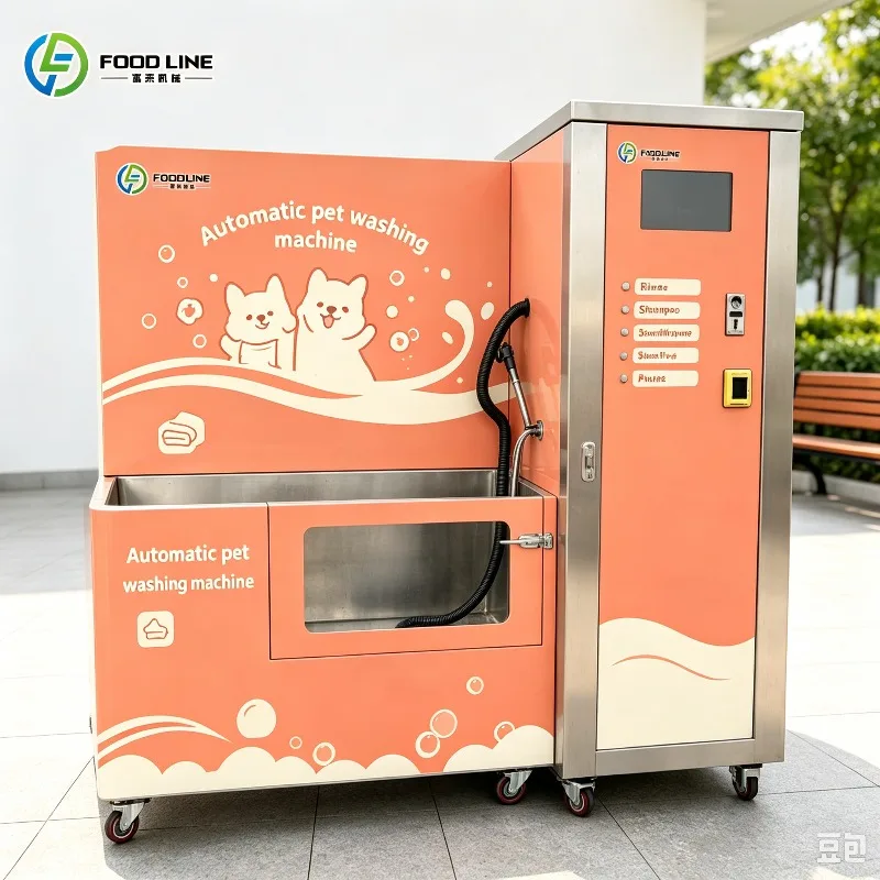 Professional Grade Dog Wash Station Self Service Pet Bathing Machine FL Customized