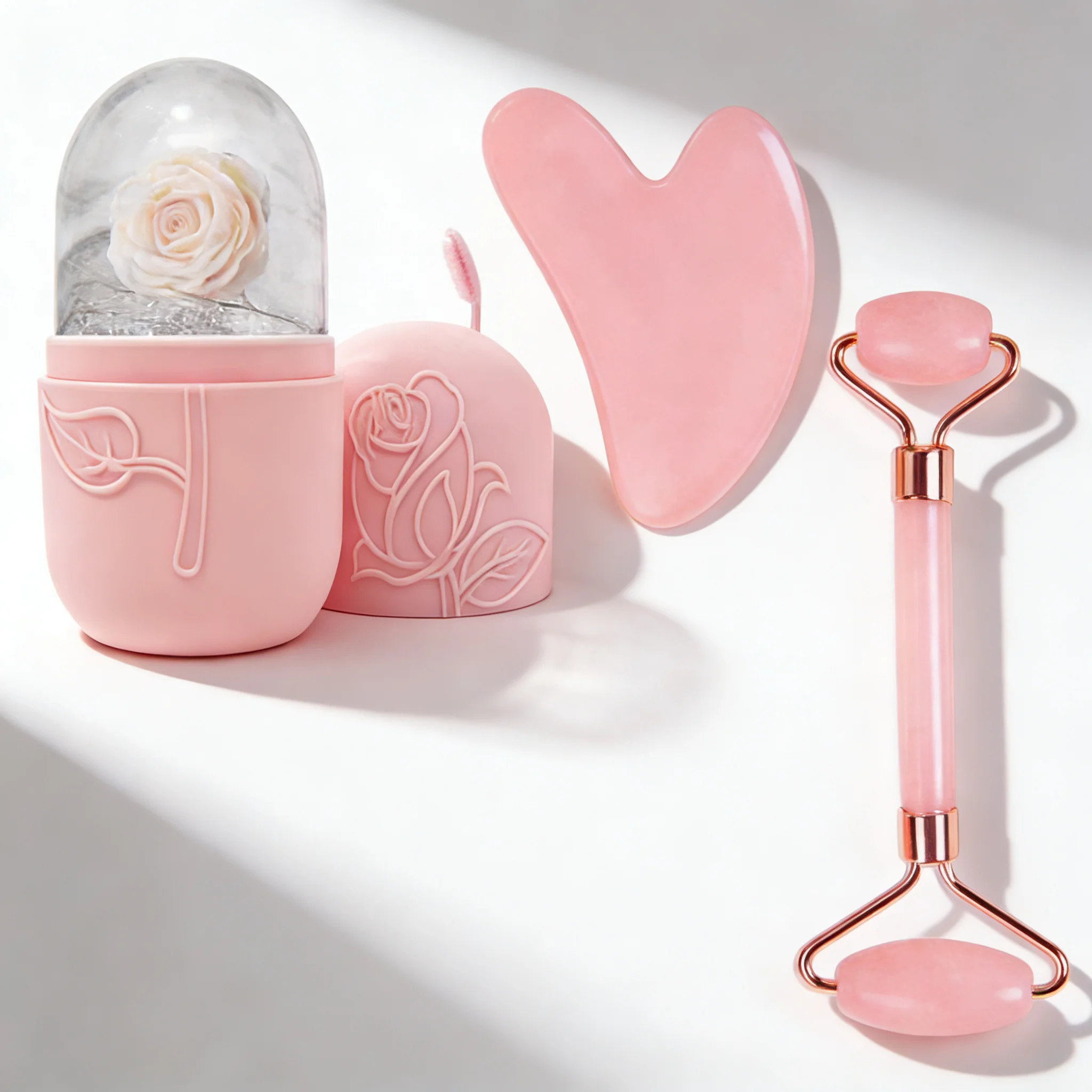 Face Massage Tool, Resin Silicone, Home SPA Use, Gentle & Non‑Irritating, Unisex - Detail 1