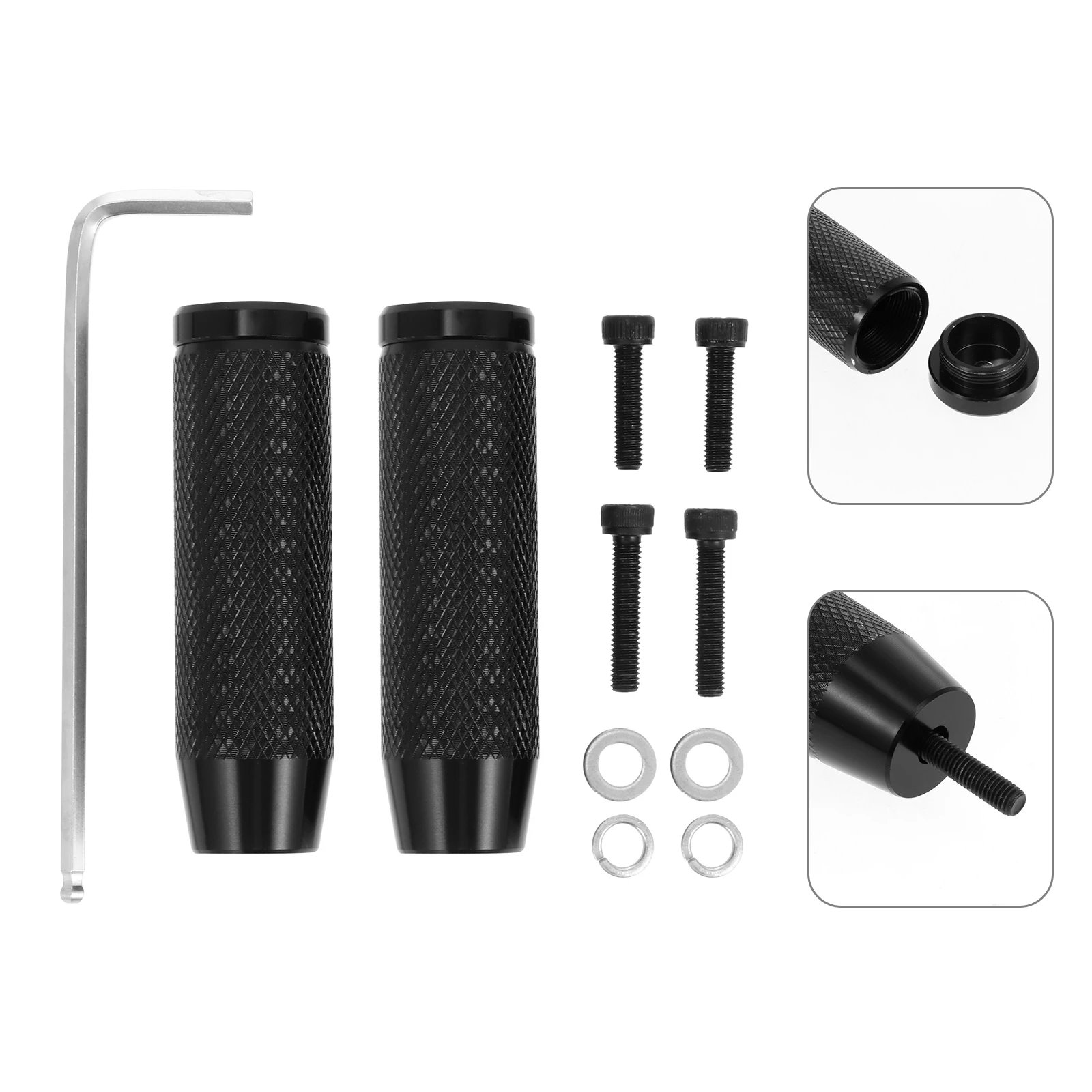 

1 Pair Aluminum Alloy Bicycle Pedals Sturdy Wear-Resistant Long Length For Mountain Bike Usual Bicycles Replacement Accessory