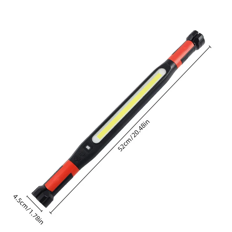 LED Rechargeable Work Light Underhood Repair Light Magnetic Flashlight 3 Lighting Modes with Hook for Car Repair Camping Emergen image 6