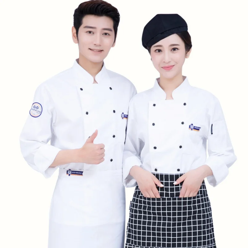 

Wholesale Uniform Long Sleeve Autumn and Winter Clothes Western Pastry Cake Shop Baking Clothing School Kindergarten Chef O