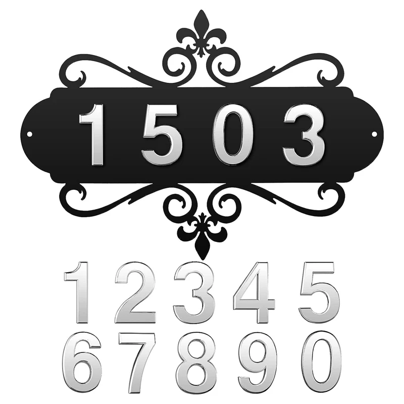 

House Address Plaques Address Sign Mailbox Number Personalized Address Signs For House Home Hotel Office Garden Durable