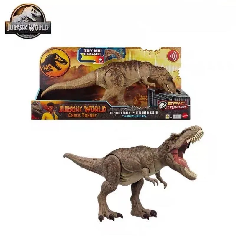 In Stock Jurassic Super Variable Speed Tyrannosaurus Rex Boy Dinosaur Toy Joints Movable with Sound Effects Gift Collection