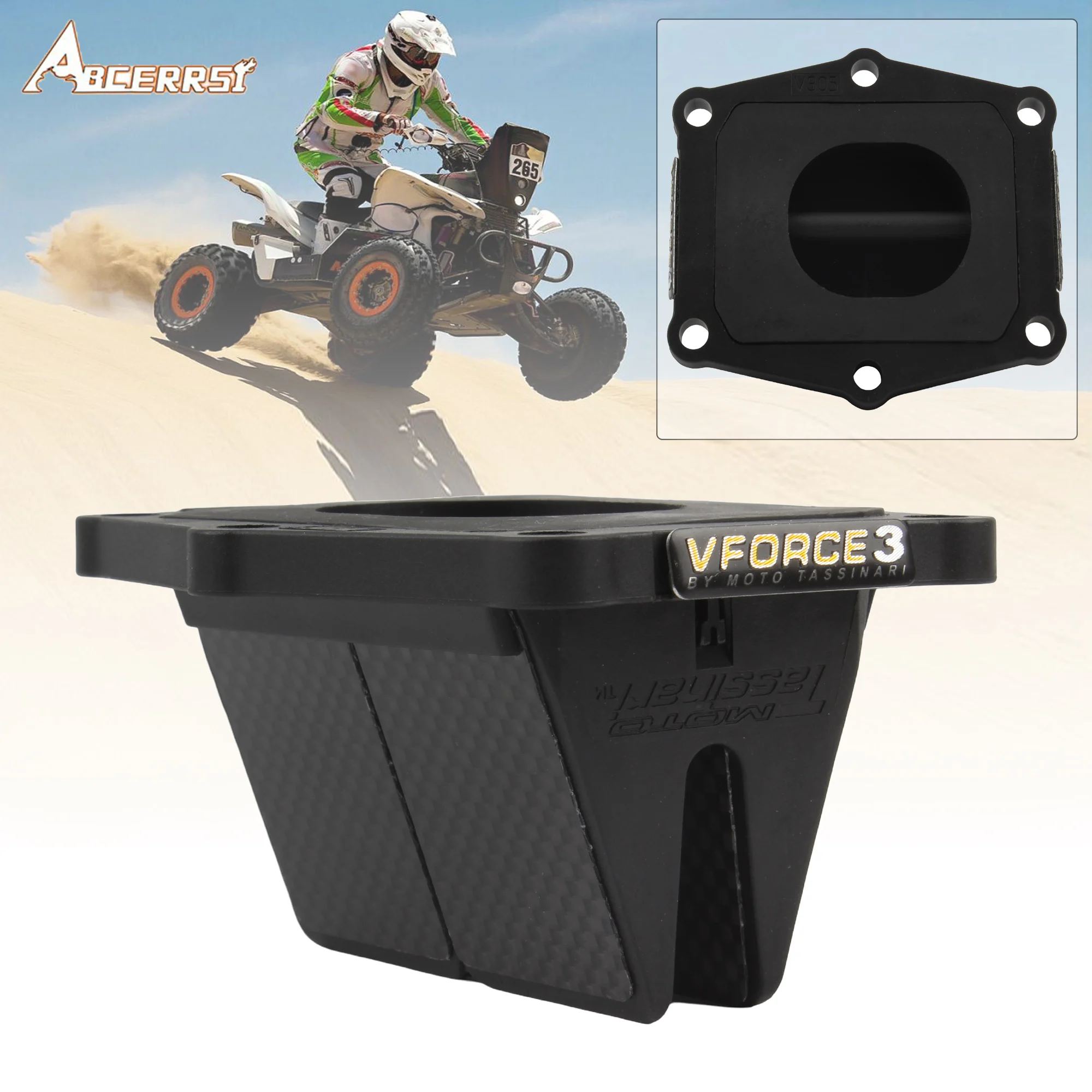 UTV 1986-1989 For Honda ATV TRX250 Motorcycle V-Force 3 Reed Valve Dirt Pit Bike Accessories VS104