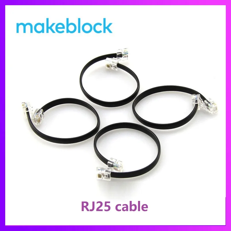 Makeblock 14230  Dupont Connector Cables, 14202 6P6C RJ25 Cable 20cm/ 35mm/ 50cm Connecting   Accessories for mbot module