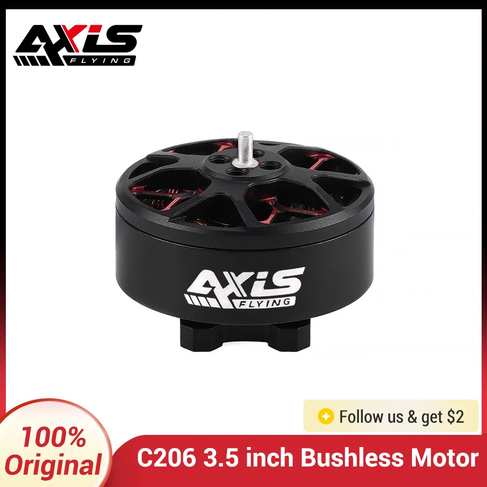 Axisflying C206 2006 1960KV/2500KV Brushless Motor for 3.5inch Circle Frame 6S Lipo 1.5mm Shaft For RC FPV Duct Circle Drones