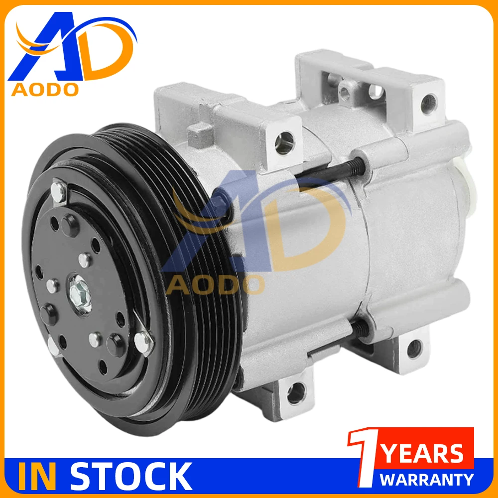 FS10 AC Compressor with Clutch For Ford Ranger Mazda B2300 B2500 L4 2.3L 2.5L F3DZ19703A E9SZ19D784B F3DZ-19703-A E9SZ-19D784-B