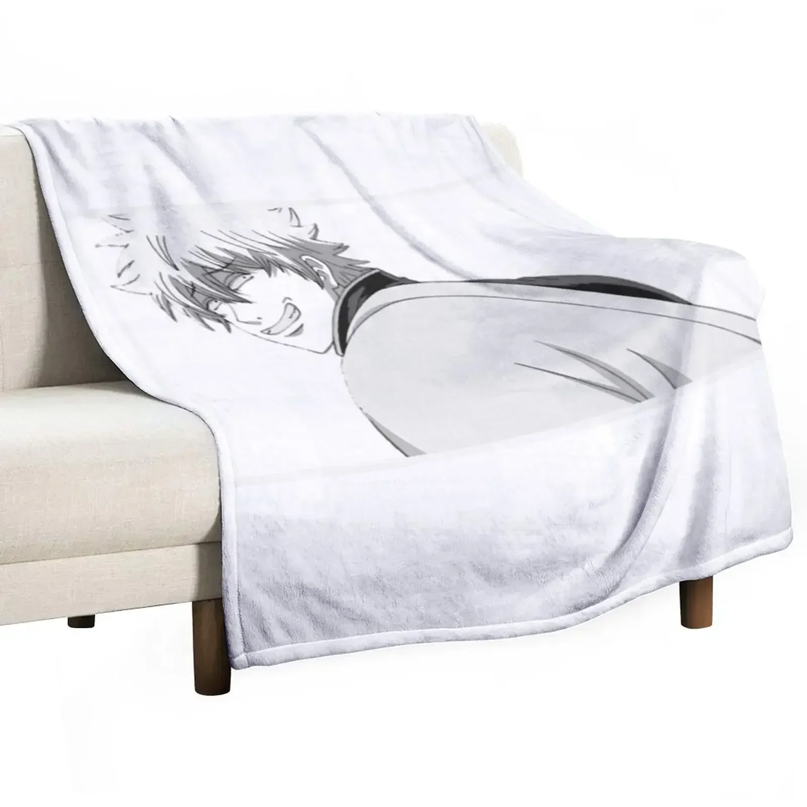 Gintoki Sakata Throw Blanket Thin Summer Beddings Soft warm for winter Blankets