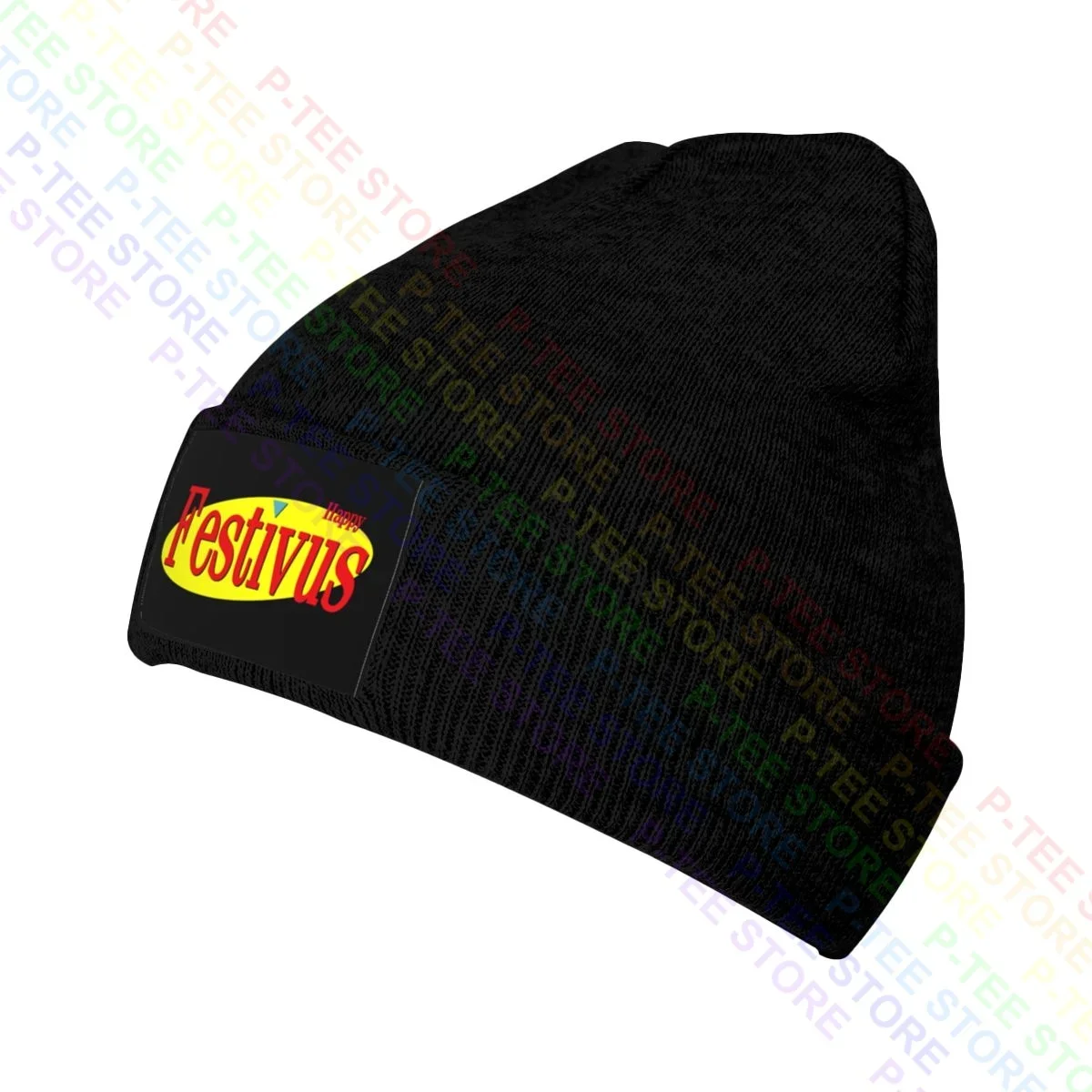 Happy Festivus For The Rest Of Us Seinfeld Knitted Beanie Hat Beanies Cap Rare Outdoor Adjustable