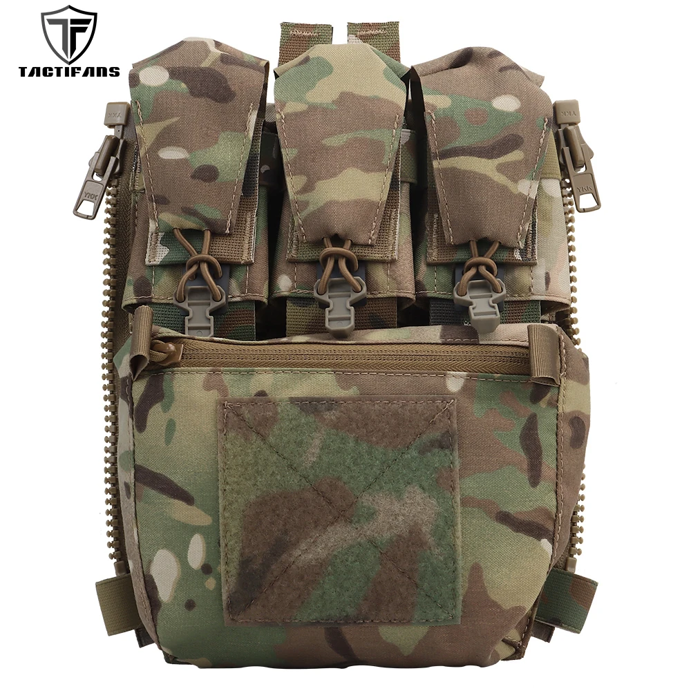 

Tactifans 2022 New Adapt Plate Carrier Back Panel MOLLE Banger For FCPC V5 Imported Original 500D Nylon Hunting Vest