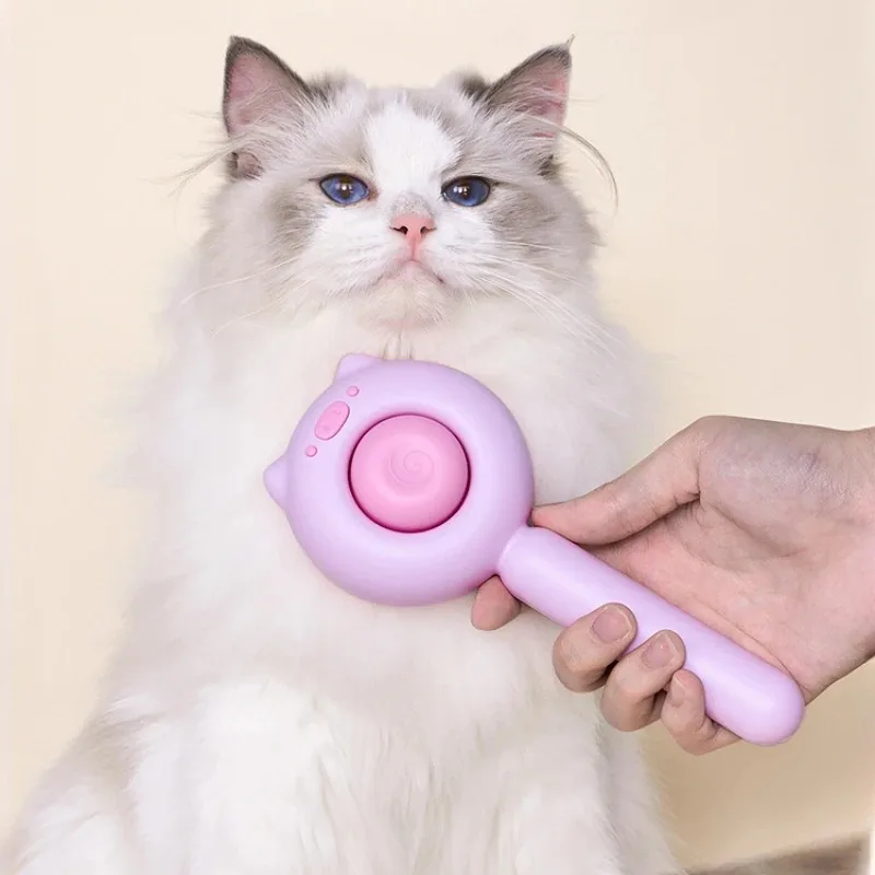 

Cat Comb Fur Removal Beauty Brush Long Hair Self-Cleaning Brush Dogs Pet Cat Accessories Removing Floating Fur Grooming Tool