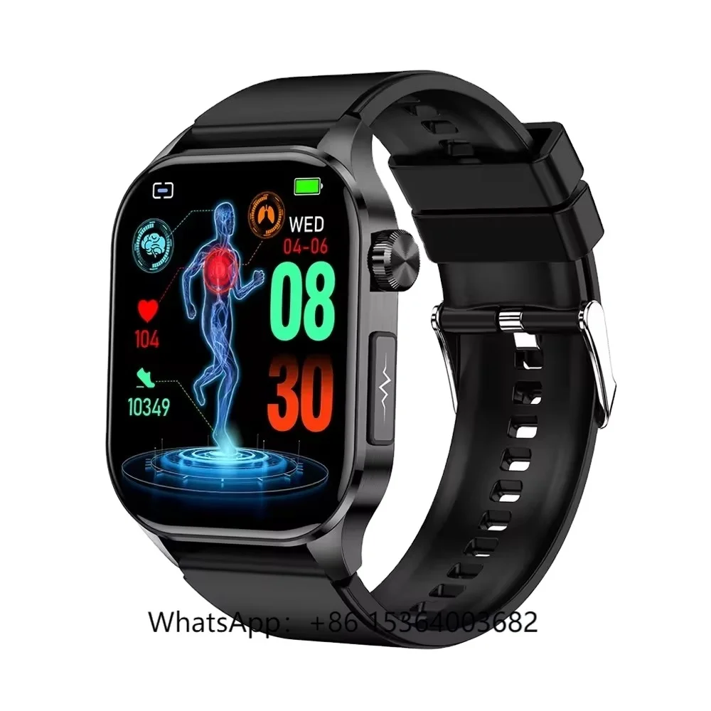 

Relogio Smartwatch ET580 Смарт-часы для мужчин с кислородом в крови Фитнес-трекер Температура тела Мониторинг здоровья Смарт-часы