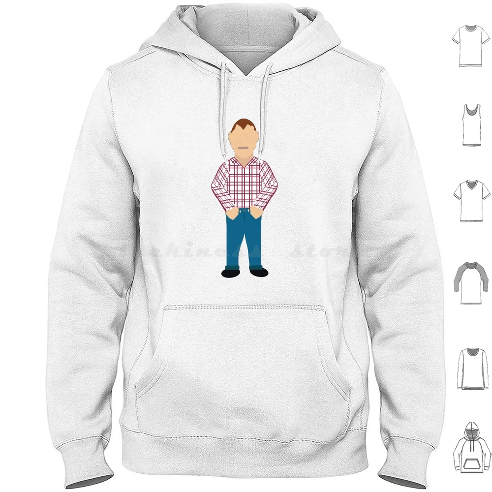Wayne Letterkenny Cartoon Hoodies Long Sleeve Wayne Character Squirrely Dan Dan Letterkenny Letterkenny Problems