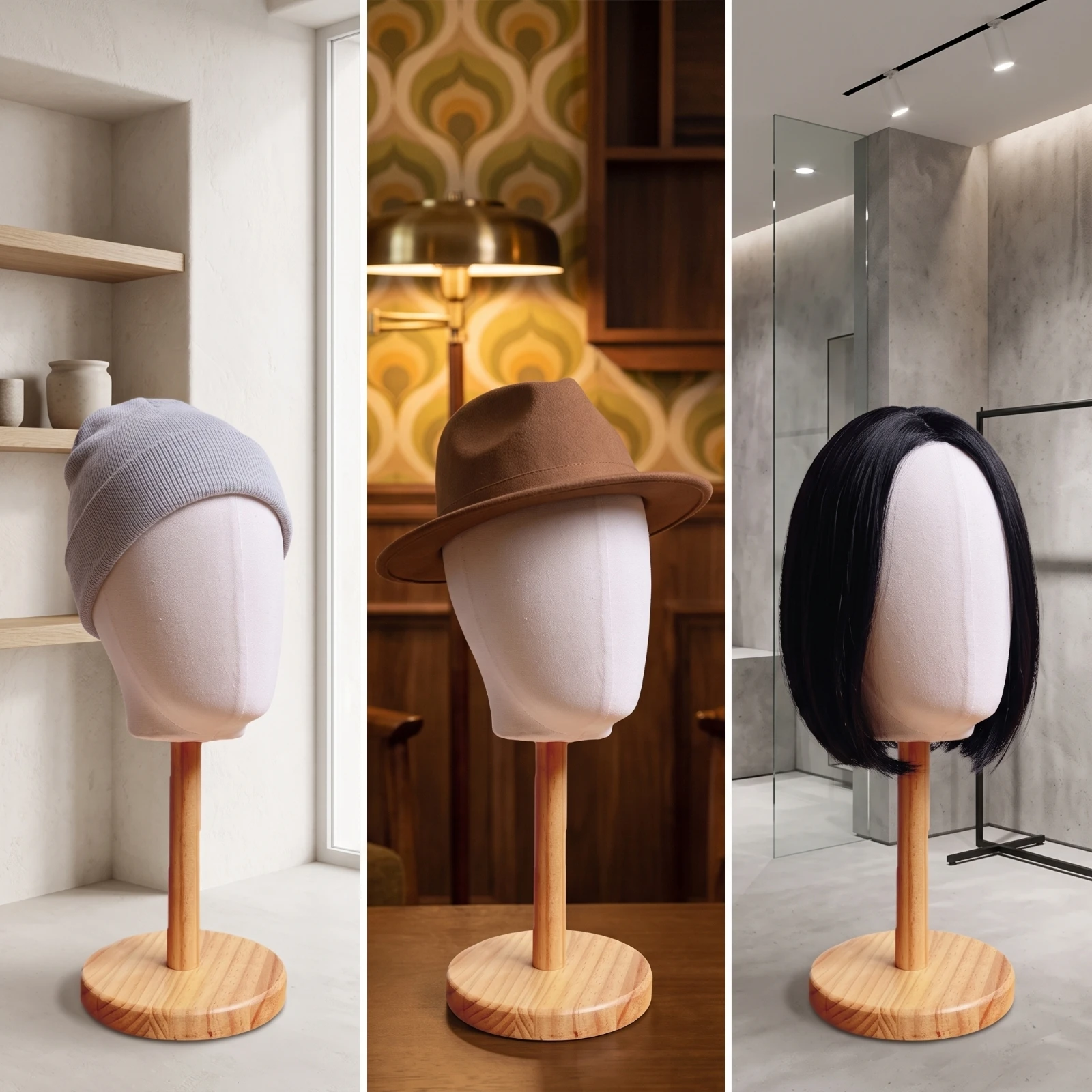 hat-display-model-head-with-wood-stand-countertop-hat-display-stand-with-wooden-base-mannequin-head-detachable-professional