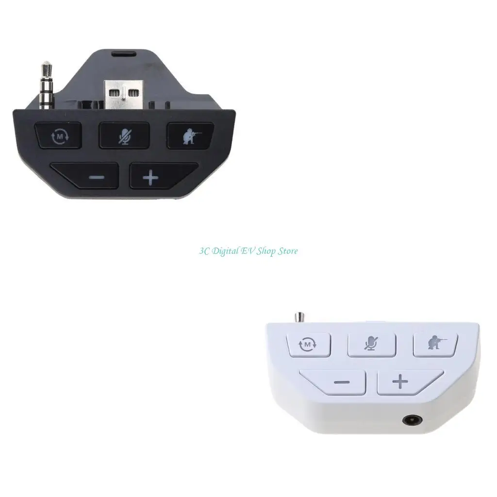 

E74D Адаптер для стереогарнитуры Аудиоразъем 3,5 мм для одного аксессуара для геймпада