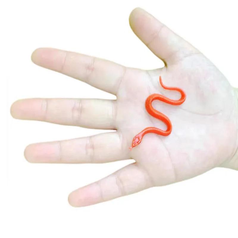 Mini serpent jouets Reptile animaux figurines faux serpent Gag cadeaux drôle effrayant farces accessoire Halloween décorations cadeaux de fête