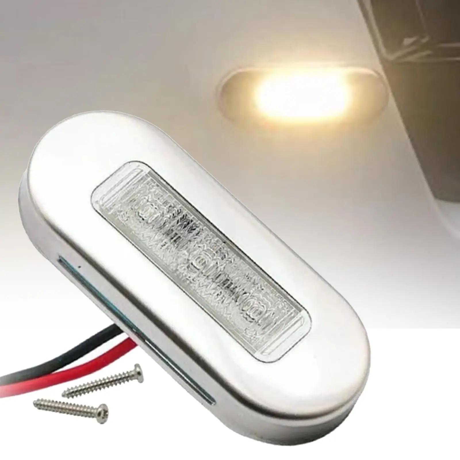 Światło nawigacyjne LED do łodzi, łatwa instalacja, 12V 1.5W, montaż na dziobie i dziobie tylnym, do pontonów, kajaków, łodzi basowych, kamperów.