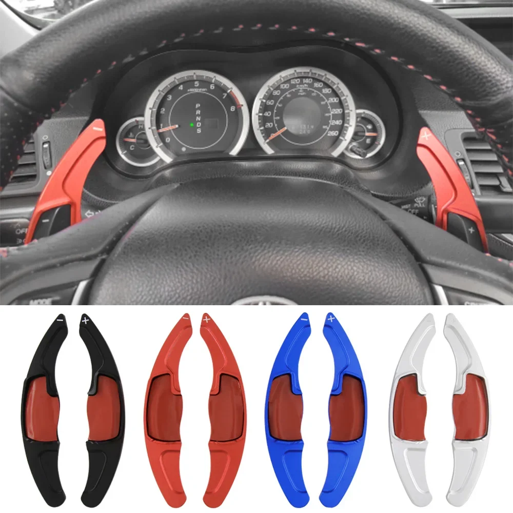 

For Honda Accord Euro 8th Gen 2008 2009 2010 2011 2012 Odyssey Acura ILX Car Steering Wheel Paddle Shift Extension DSG Stickers