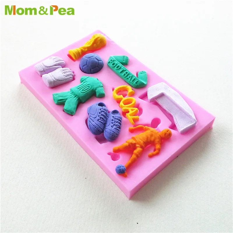 MPA0129 Football Related Shaped Silicone Mold Gum Paste Chocolate Ornamental Fondant Mould Cake Decoration Tools