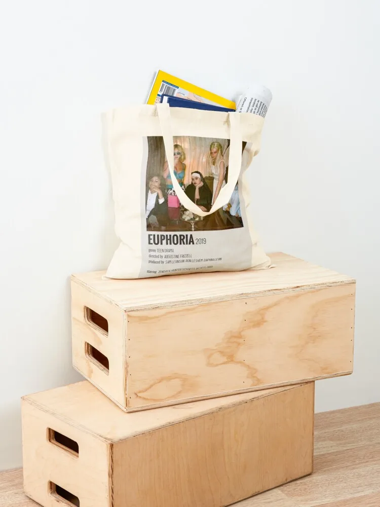 euphoria show poster Tote Bag shopper bags for women reusable grocery bags tote bags cloth tote bag custom