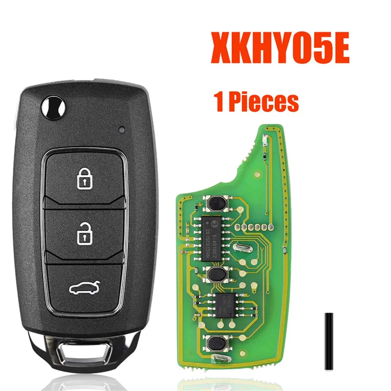 

A03Q-5X For Xhorse XKHY05EN Universal Wire Remote Key Fob 3 Buttons For Hyundai Style For VVDI Key Tool