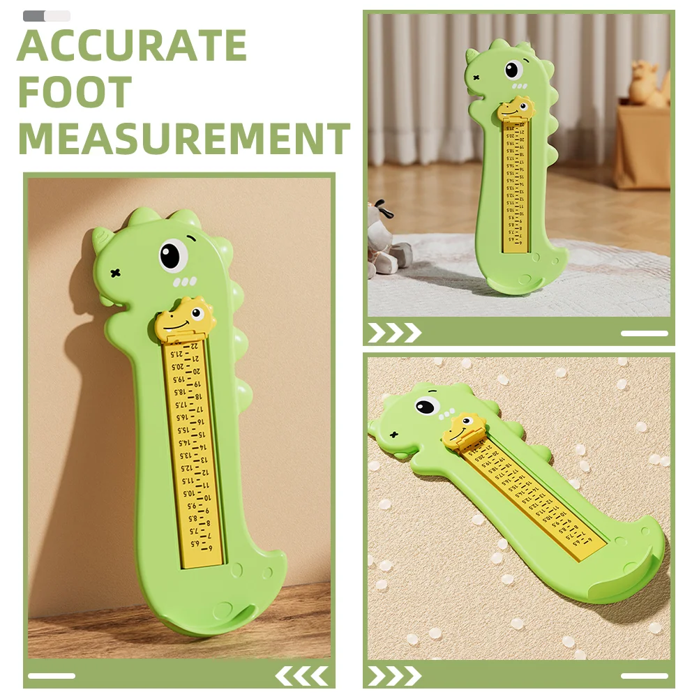 Dinosaur Foot Measurer Shoe Sizer Measuring Devices Gauge for Children Kids Measurement Instrument Sizing Baby Shoes