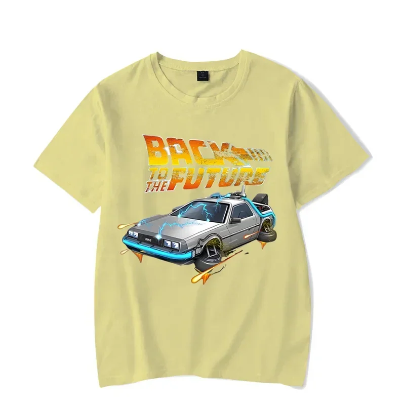 T Shirt for Men Back To The Future Print Men's Brand Tshirts Fashion T-shirt Casual Men's Clothing Tops Tee Shirt T Shirt Homme