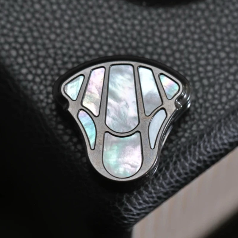 KAISEDC buon suono diapason metallo meccanico spinta laterale denso cricchetto dito push card giocattolo di decompressione