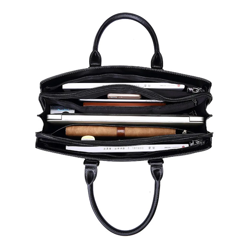 2025 حقيبة الموضة الجديدة أكسفورد القماش كمبيوتر محمول واحد العلامة التجارية الفاخرة حقيبة ساعي الرجال حقائب جلدية للرجال متعددة الطبقات حقيبة يد رجالي