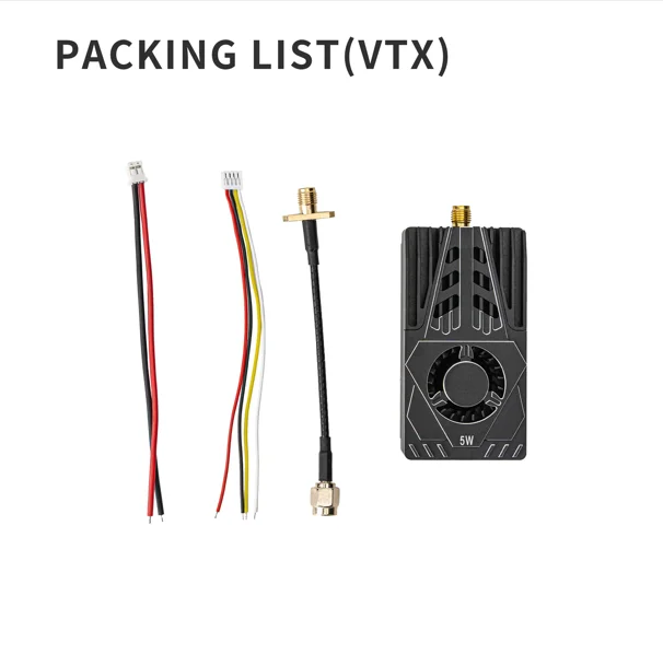 1,2GHz 5W VTX PRO Langstrecken-FPV-Sender mit Anti-Vibrations- und Schnellwärmeableitung für Drohnen – Detail 5