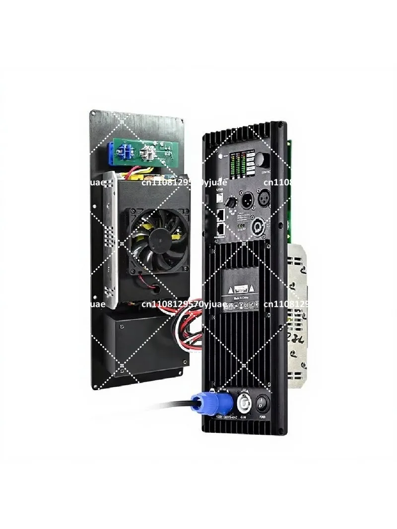 Plate Amplifier High Power Line Array Subwoofer Amplifier Replace 1/2 Channel Audio Power Amplifier Plate with Volume Control