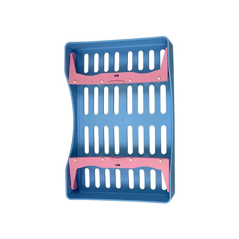 JUMTOP Caixa de instrumentos de esterilização dentária com 10 furos para espátulas de enchimento de resina compuesta Kit de restauração estética