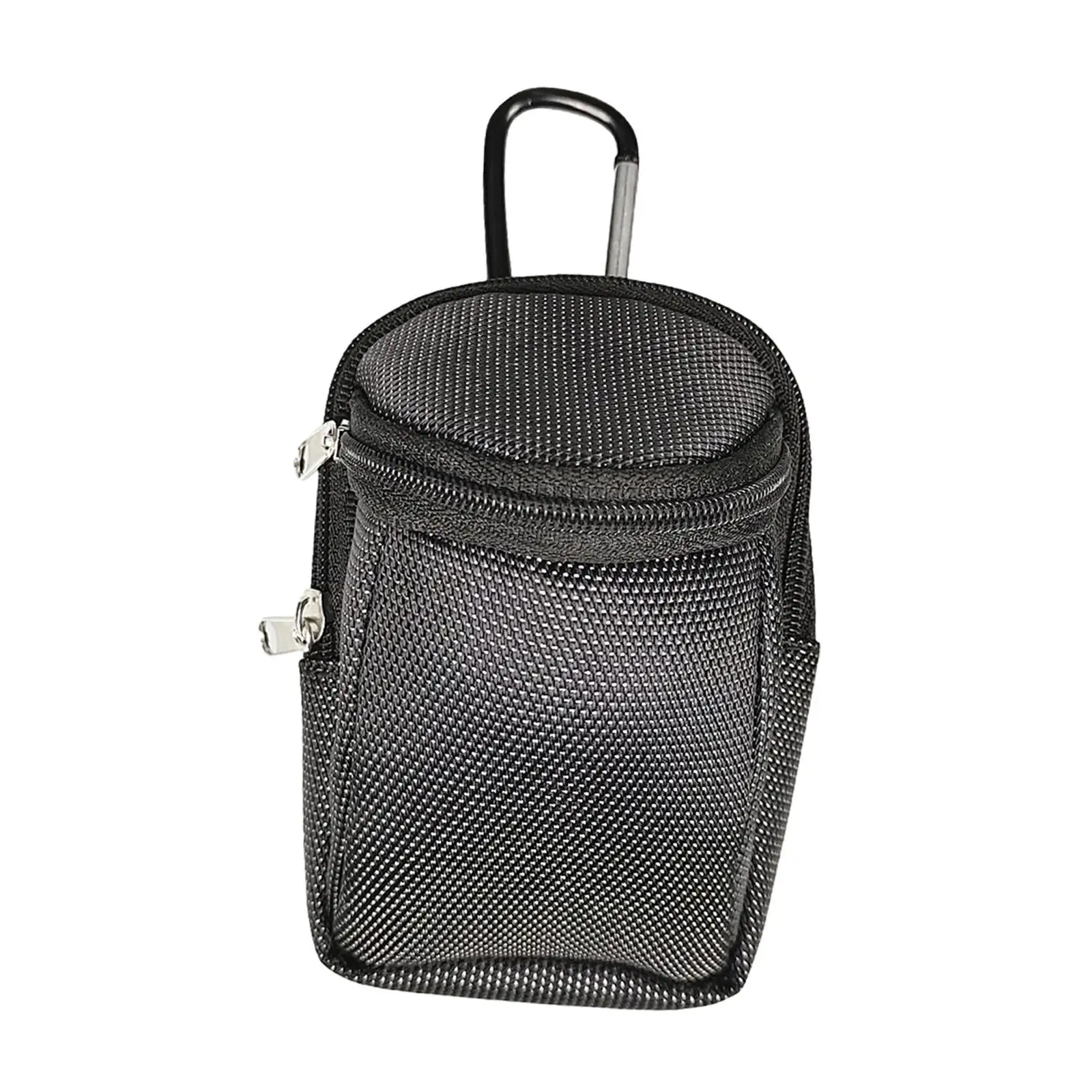 Golf Ball Pouch Golf Ball Carry Bag with Carabiner Belt Waist Bag Small Durable
