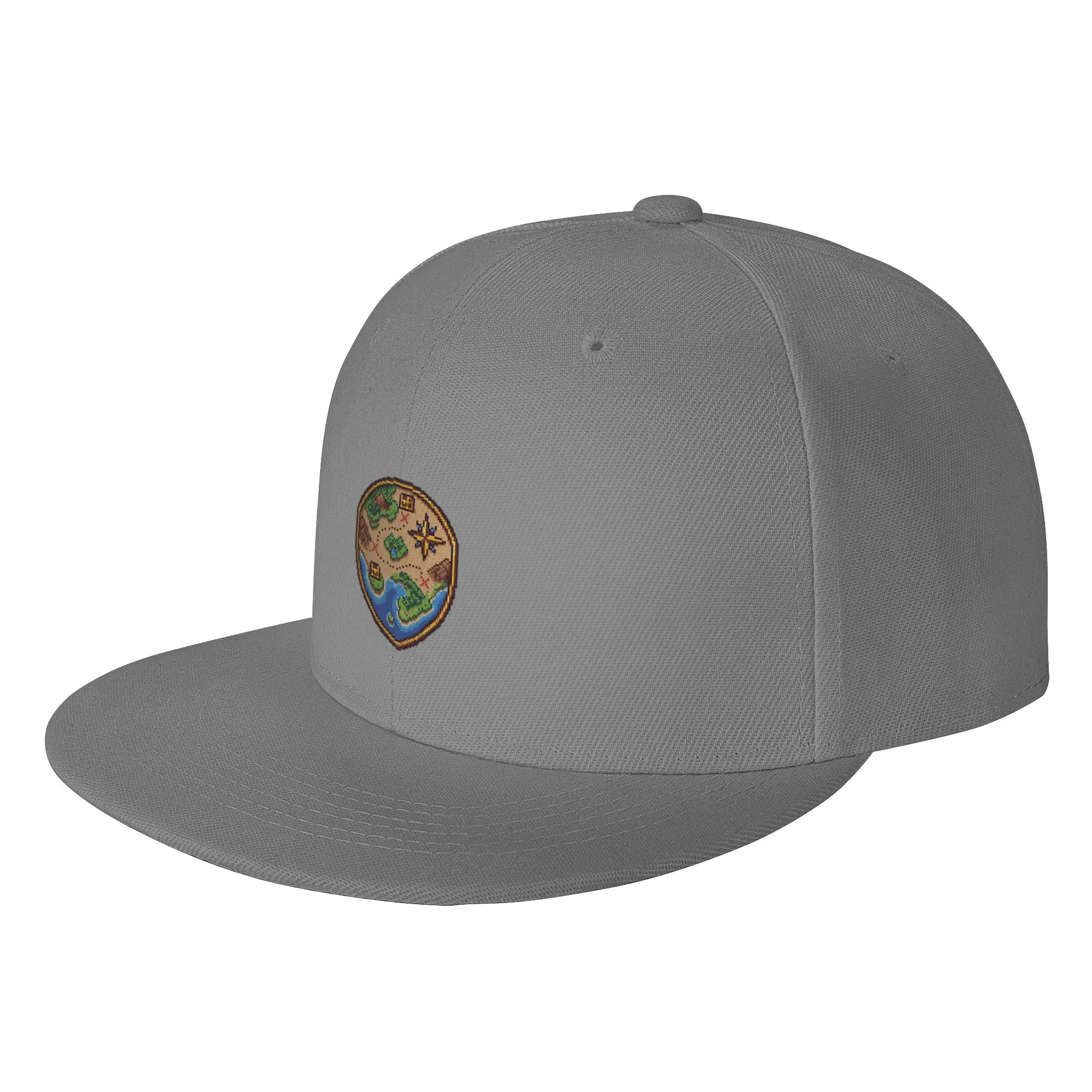 Fashion 8 Bit Collection   Treasure  Flat Brim Sun Hat  Women Women's Cap 2021