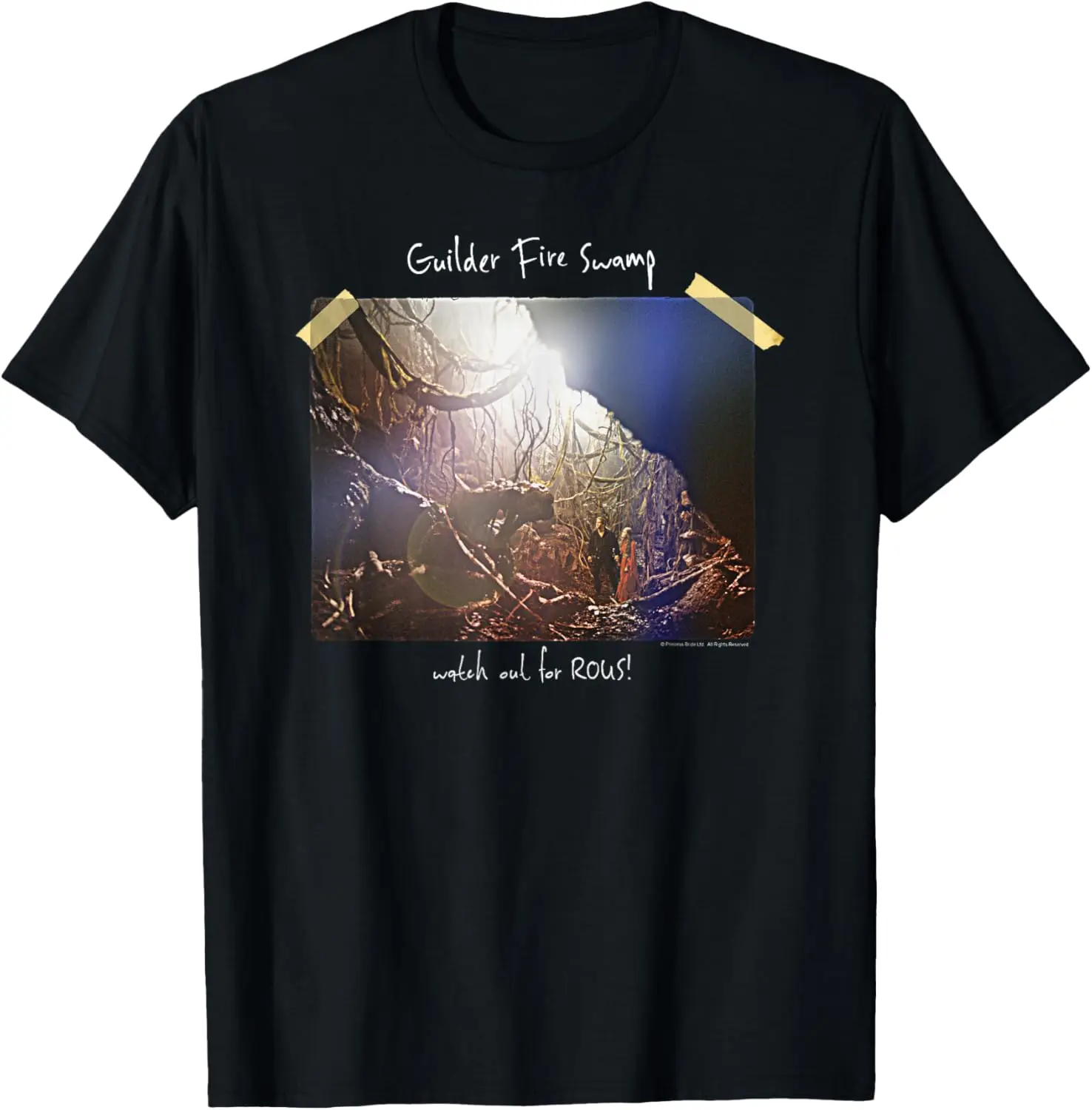 

The Princess Bride Guilder Fire Swamp Scrapbook T-Shirt