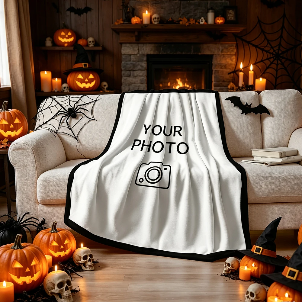 Personalized Photo Custom Blanket, Vintage Flannel Blanket, Custom Gift for Couples and Family Memories, Unique Souvenir Present