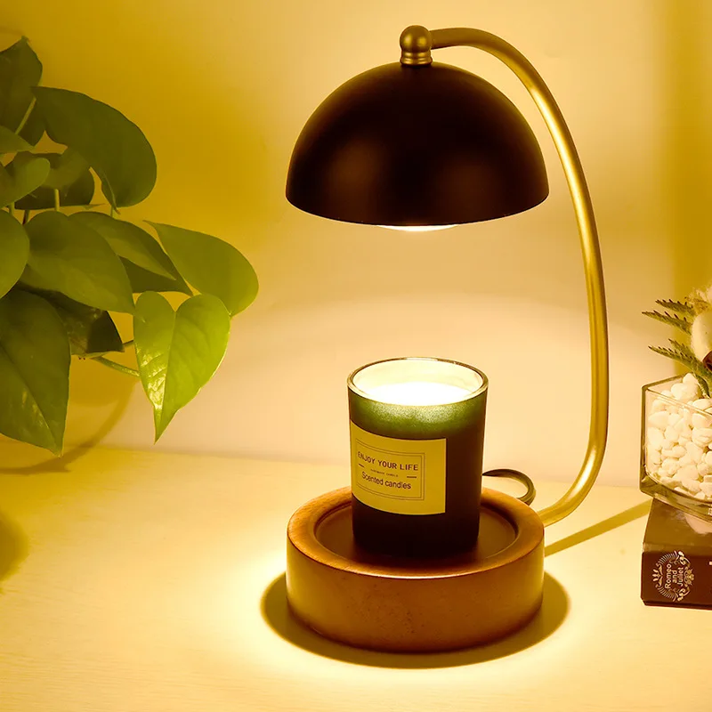 Adjustable Aroma Wax Melter Lamp Remote Control Candle Warmer for Home Fragrance