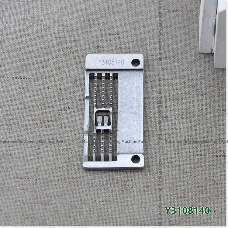 1PCS Y3108140 Needle Plate 5.6 Iron Plate Thin Material Light Material for Yamato 2500 2700 Three Needle Five Thread Interlock