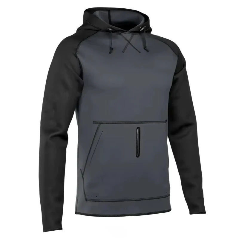 Wetsuit Top 2mm 3mm Chrome Rubber Hoodie Adult Waterproof Windproof Wetsuit Kite Surf Jacket