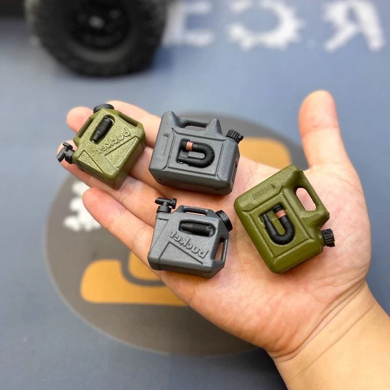 Simulation Luggage Rack Decoration Camping Oil Bucket for 1/10 RC Crawler Car TRX4 Defender AXIAL SCX10 RC4WD D90 TRX6 Tank 300