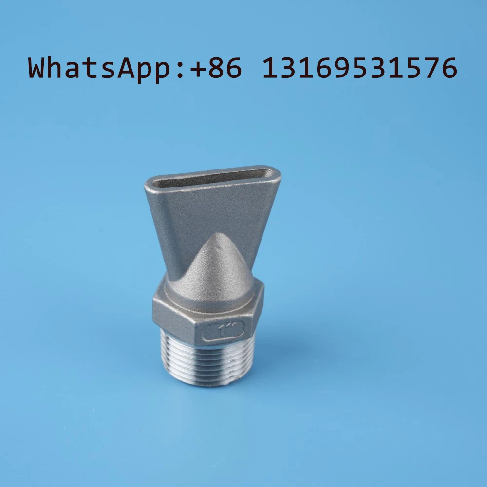 

SS304 Sandblasted Duckbill Air Knife Nozzle – Large Flow Rate Blowing Tool for Dust Removal & Industrial Cleaning