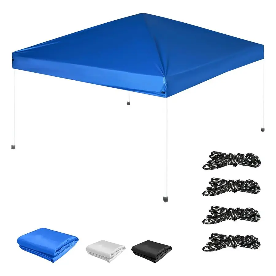 

Сменный верхний тент для шатра, водонепроницаемый чехол для выдвижного шатра, верхняя часть тента для каркаса с прямыми опорами, для использования на открытом воздухе