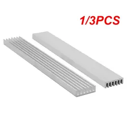 1/3PCS Aluminum Alloy Heatsink Cooling Pad For High Power LED IC Chip Cooler Radiator Heat Sink 150x20x6mm