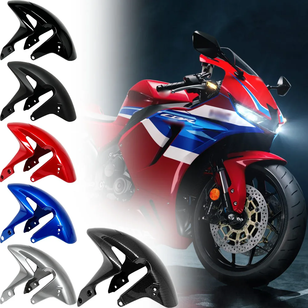 For Honda CBR 600RR CBR600RR 2007-2017 2018 2019 Motorcycle Carbon Fiber Front Mudguard Splash Dust Protetive Guard Front Fender