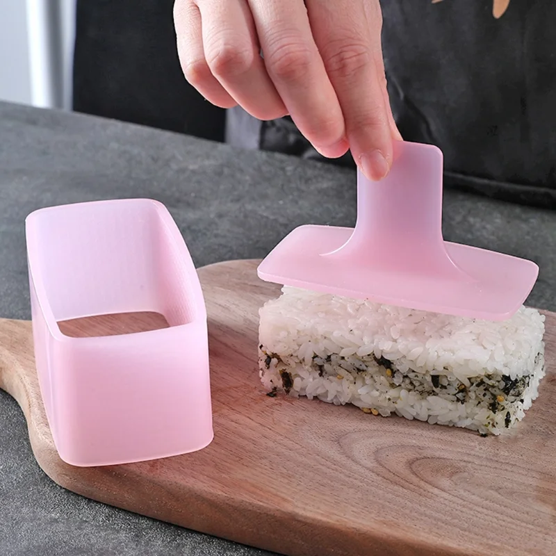 

DIY Sushi Making Kit Onigiri Mold Rectangular Hawaiian Spam Musubi Kimbab Restaurant Quality Onigiri Home Kitchen Sushi Tools