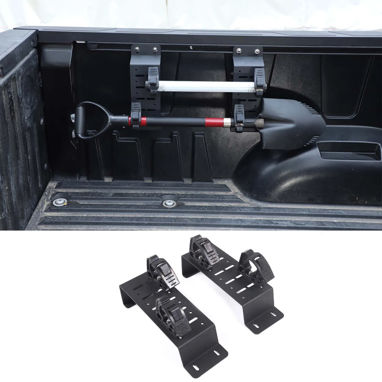 Car Back Auto Trunk Fixed Tool Rack Holder Luggage Box Stand Shake-proof Fence Storage Holder For Toyota Tundra 2014-2023