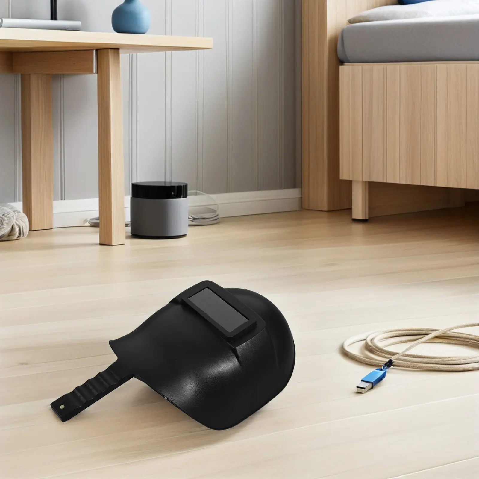 

Комплект из 2 легких пластиковых защитных масок для лица для электросварки и шлифовки, ручные, для промышленного использования, защитное снаряжение