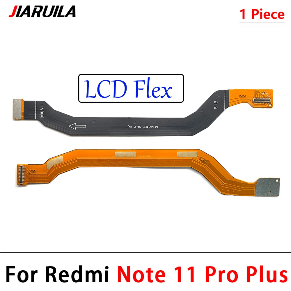 New For Xiaomi Redmi Note 10 10s 11 12 Pro Plus 4G 5G Main Board Motherboard LCD Display Connector Board Flex Cable