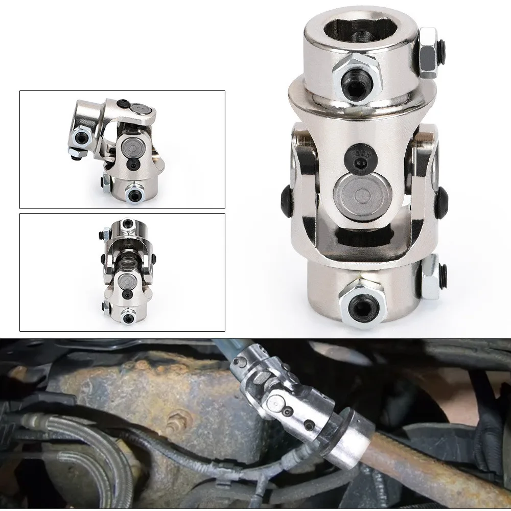 

Modified auto parts - Steering shaft universal joint 3/4 "DD x 3/4" DD total length 83mm3-1/4"